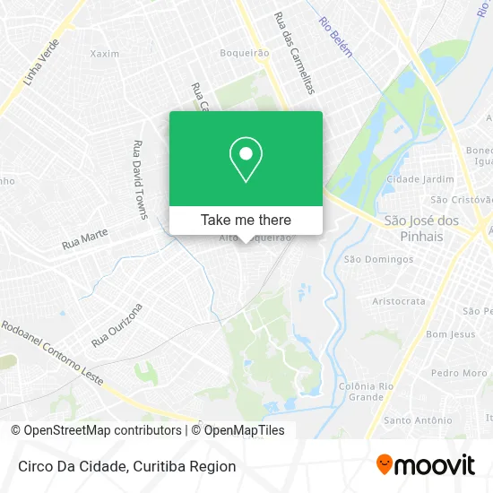 Circo Da Cidade map