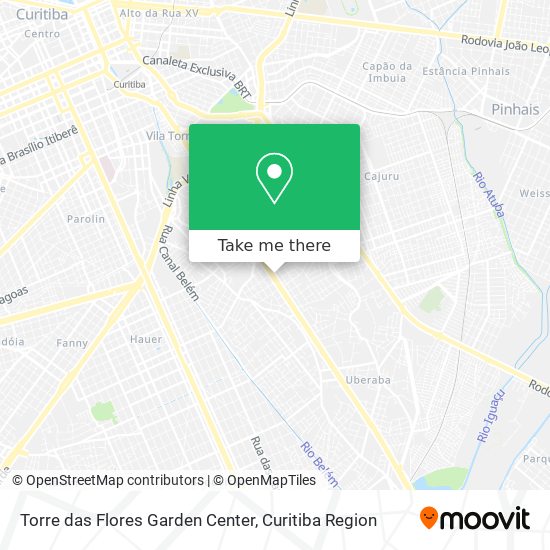 Torre das Flores Garden Center map