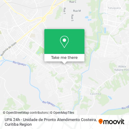 UPA 24h - Unidade de Pronto Atendimento Costeira map