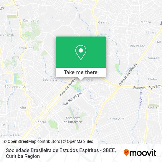 Sociedade Brasileira de Estudos Espíritas - SBEE map