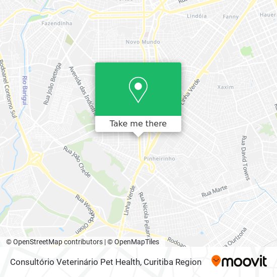 Consultório Veterinário Pet Health map