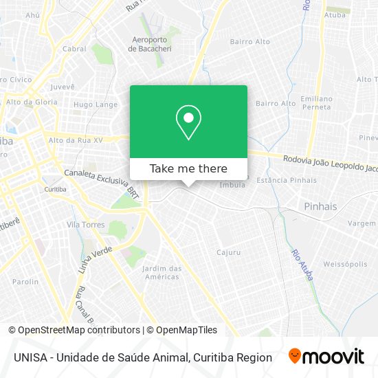 UNISA - Unidade de Saúde Animal map