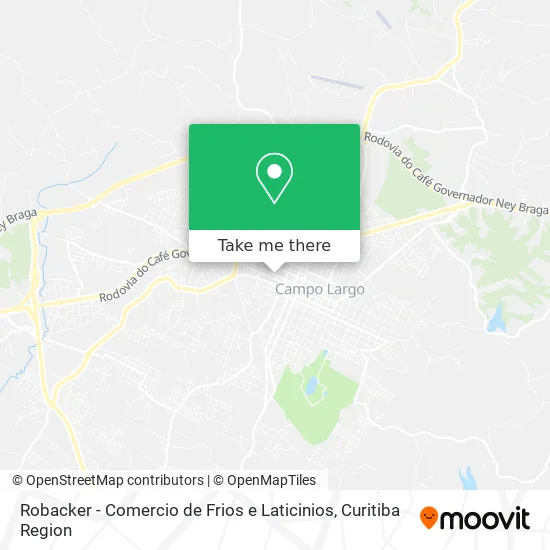 Robacker - Comercio de Frios e Laticinios map