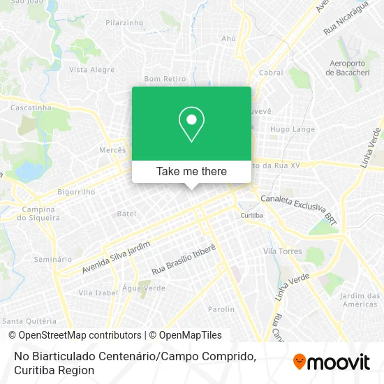 Mapa No Biarticulado Centenário / Campo Comprido