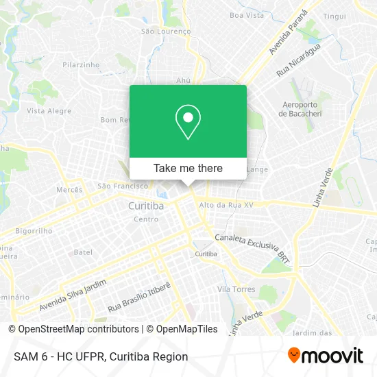 SAM 6 - HC UFPR map