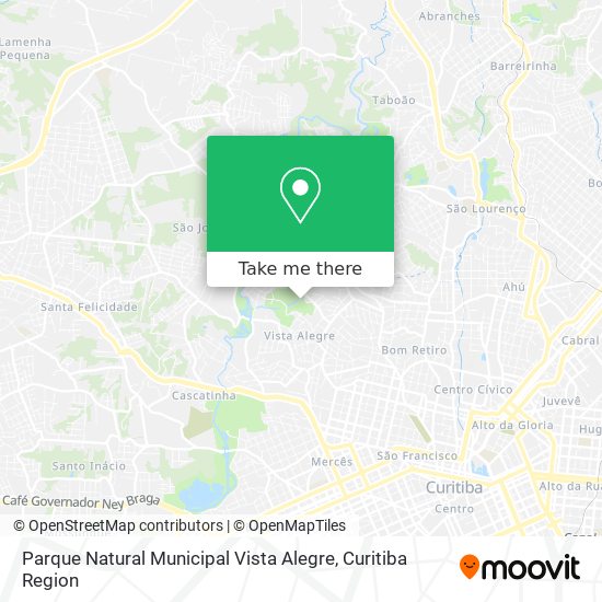 Parque Natural Municipal Vista Alegre map