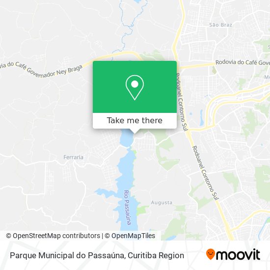 Parque Municipal do Passaúna map