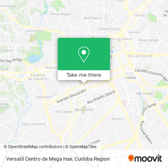 Mapa Versatil Centro de Mega Hair