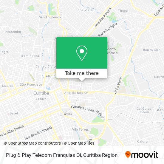 Plug & Play Telecom Franquias Oi map