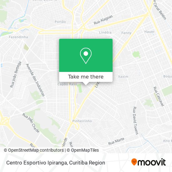 Centro Esportivo Ipiranga map