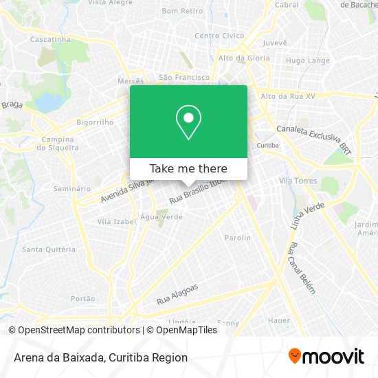 Arena da Baixada map