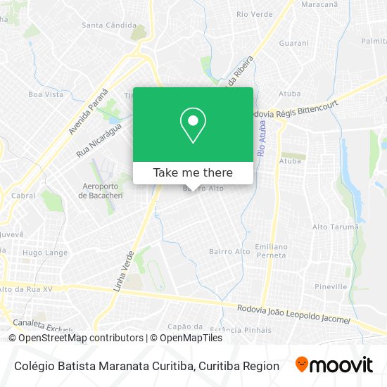Colégio Batista Maranata Curitiba map