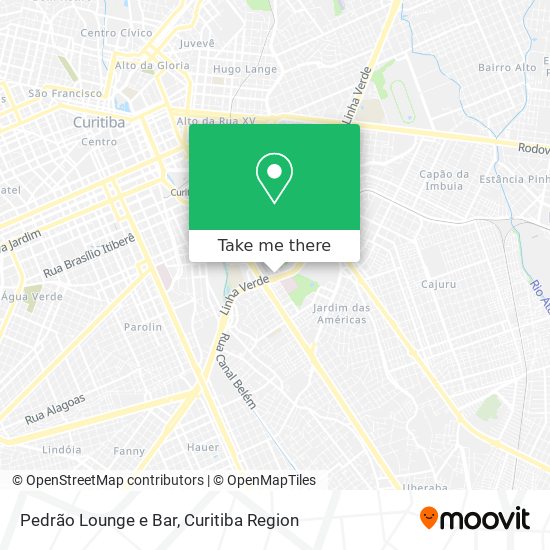 Mapa Pedrão Lounge e Bar