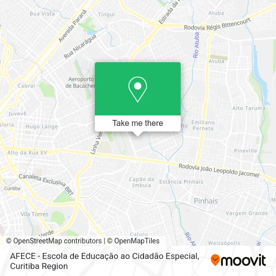 AFECE - Escola de Educação ao Cidadão Especial map