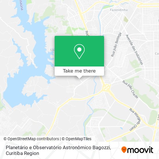 Planetário e Observatório Astronômico Bagozzi map