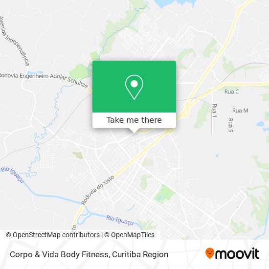 Corpo & Vida Body Fitness map