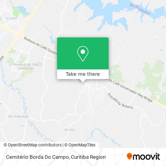 Cemitério Borda Do Campo map