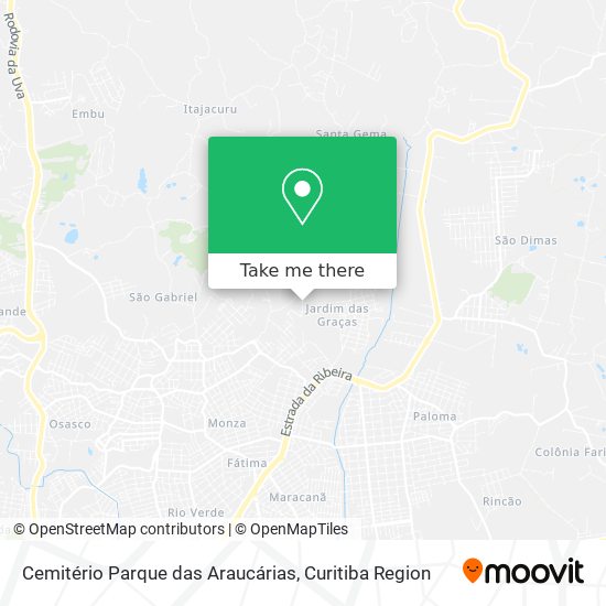 Mapa Cemitério Parque das Araucárias