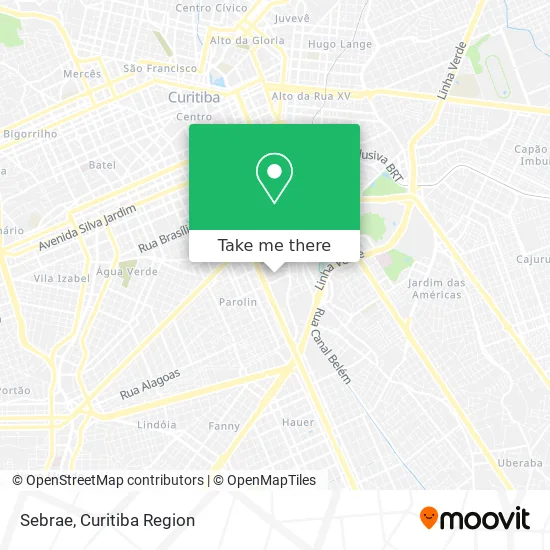 Sebrae map