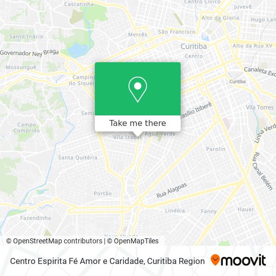 Centro Espirita Fé Amor e Caridade map