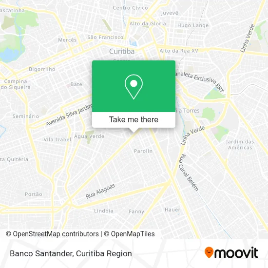Banco Santander map
