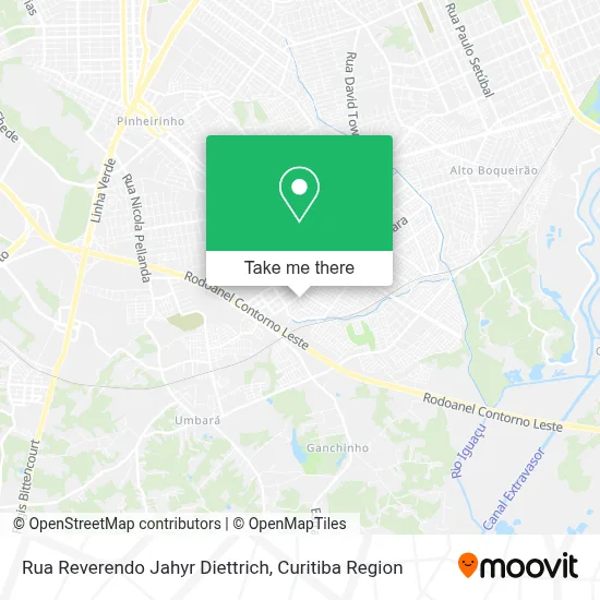 Rua Reverendo Jahyr Diettrich map