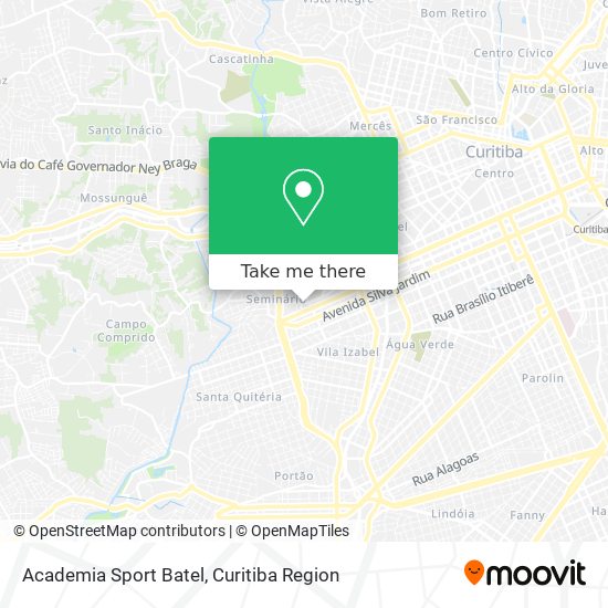 Academia Sport Batel map