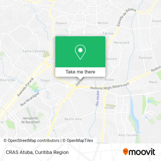 CRAS Atuba map