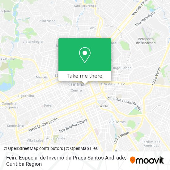 Feira Especial de Inverno da Praça Santos Andrade map