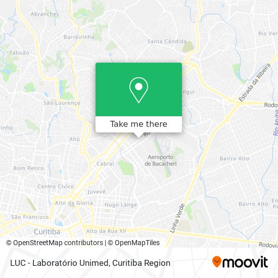 LUC - Laboratório Unimed map