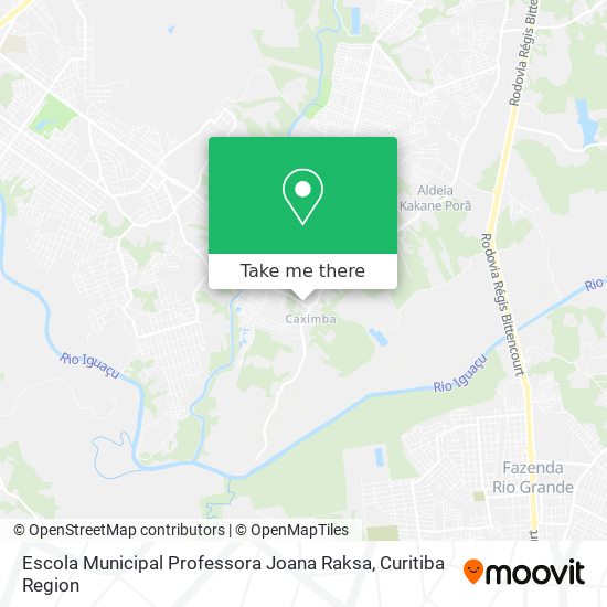 Escola Municipal Professora Joana Raksa map