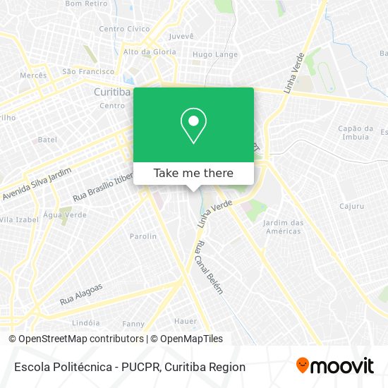 Escola Politécnica - PUCPR map