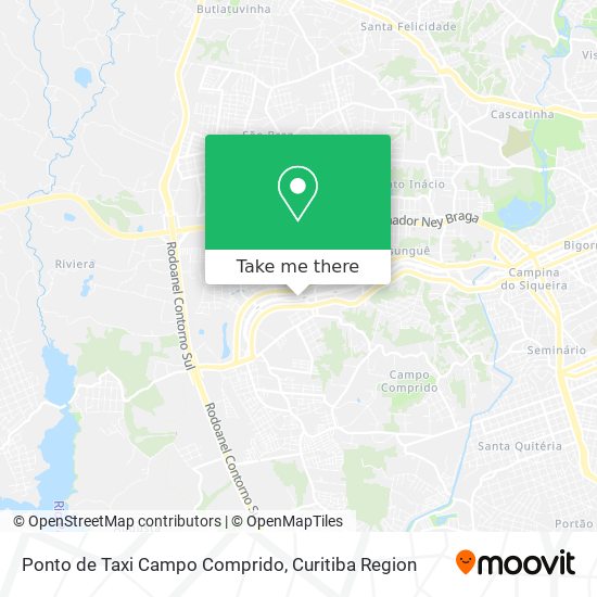 Ponto de Taxi Campo Comprido map