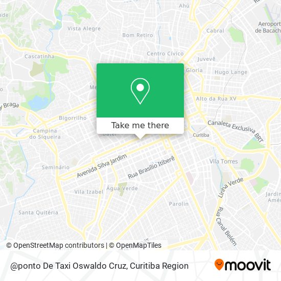 @ponto De Taxi Oswaldo Cruz map