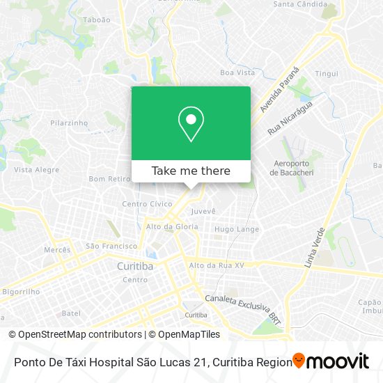 Ponto De Táxi Hospital São Lucas 21 map