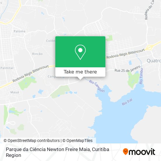 Parque da Ciência Newton Freire Maia map