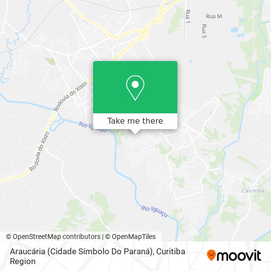 Araucária (Cidade Símbolo Do Paraná) map