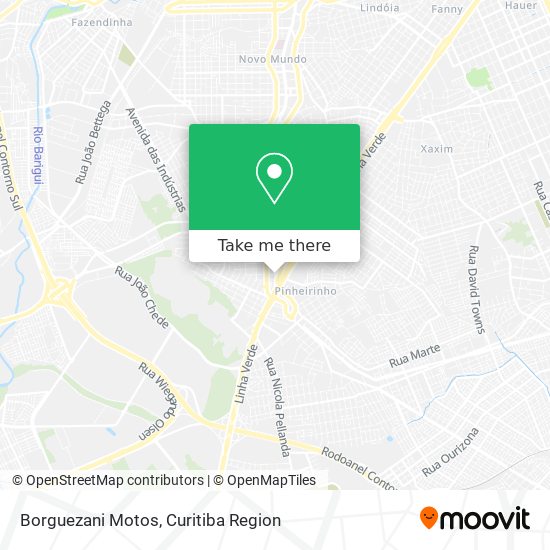 Borguezani Motos map