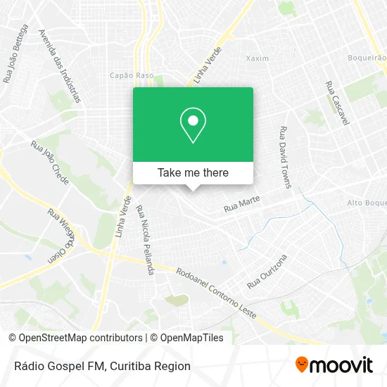 Rádio Gospel FM map