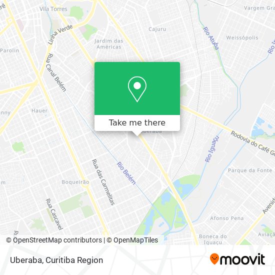 Uberaba map