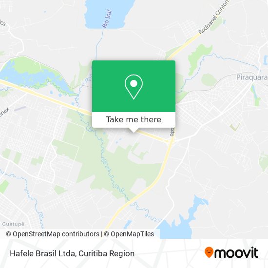 Hafele Brasil Ltda map