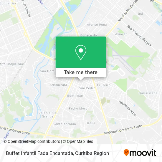 Buffet Infantil Fada Encantada map