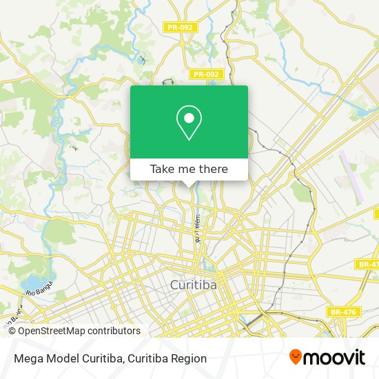 Mega Model Curitiba map