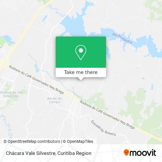 Chácara Vale Silvestre map