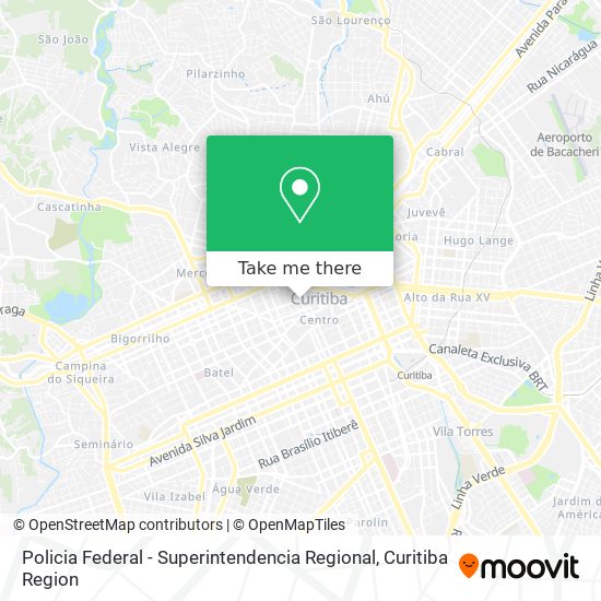 Mapa Policia Federal - Superintendencia Regional