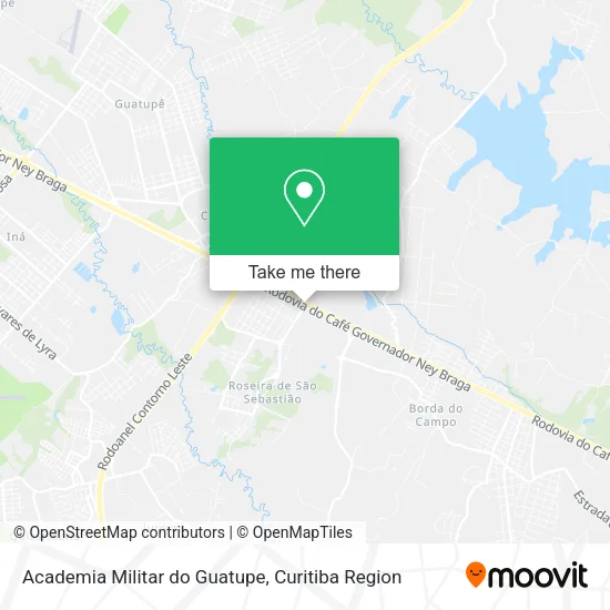 Academia Militar do Guatupe map