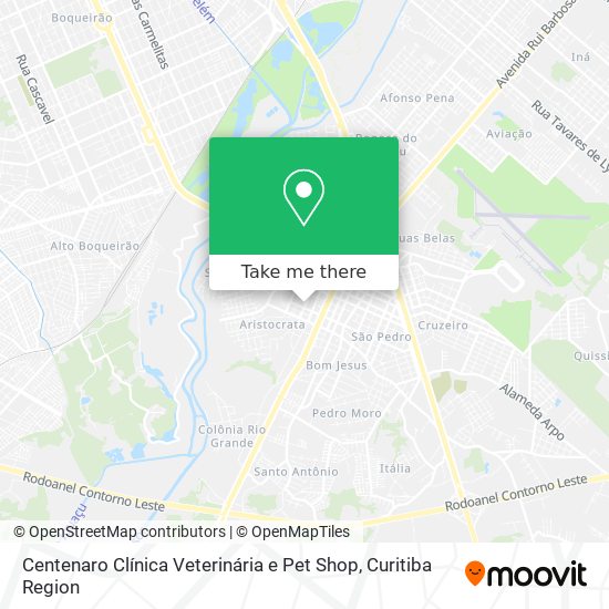 Centenaro Clínica Veterinária e Pet Shop map