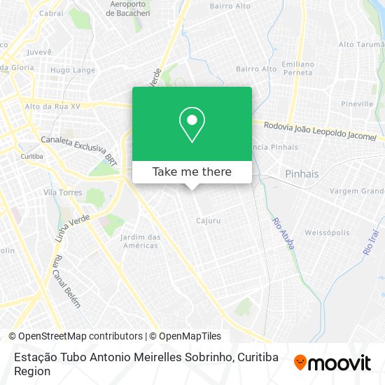 Estação Tubo Antonio Meirelles Sobrinho map