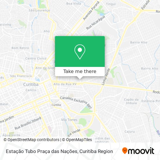 Estação Tubo Praça das Nações map