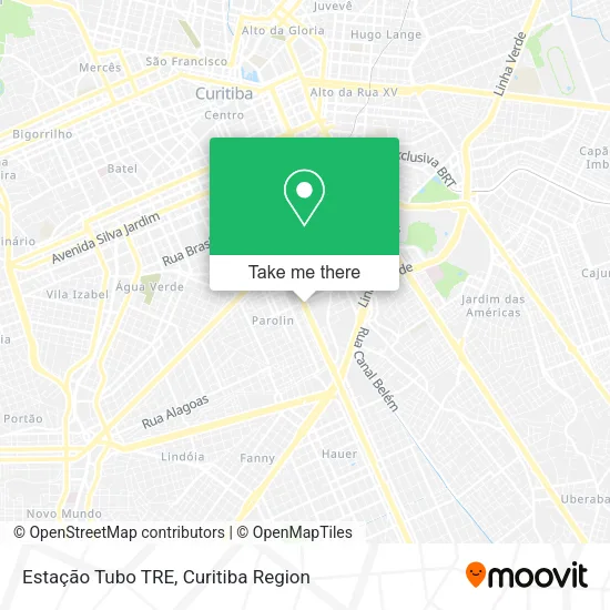 Mapa Estação Tubo TRE